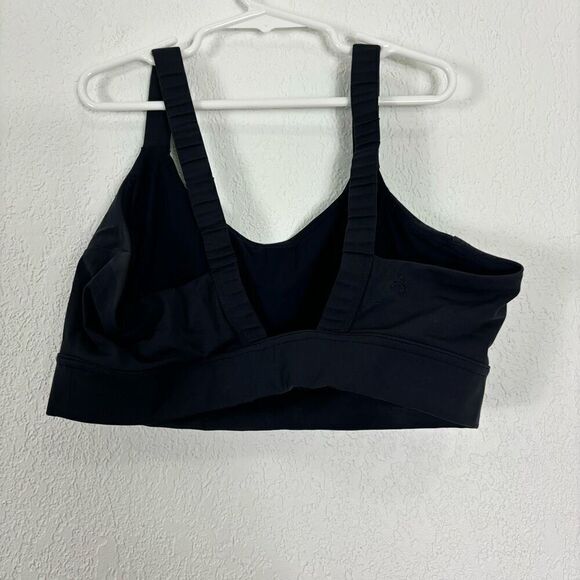 A Day Deep Navy Blue Lighten Up Pullover Sports Bra - Picture 2 of 4